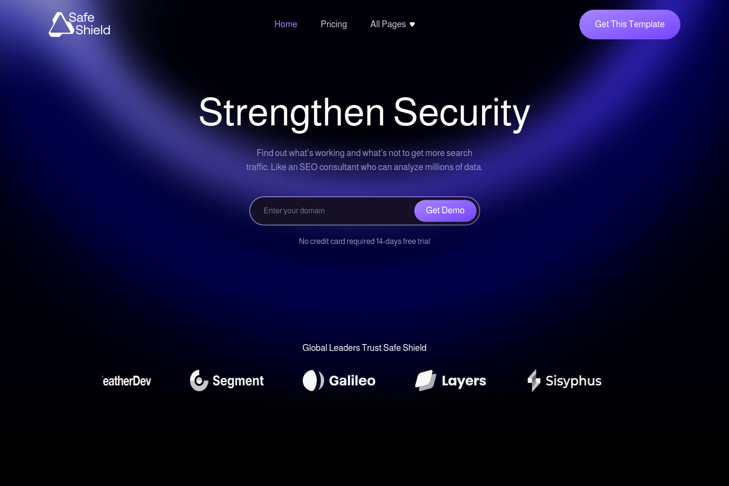 Screenshot of SafeShield Astro