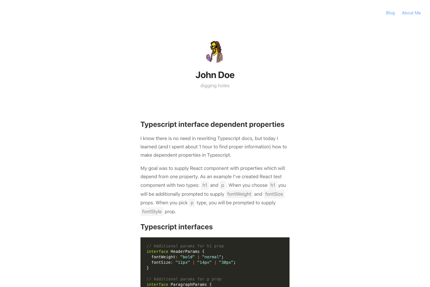 Screenshot of Kaktus 11ty