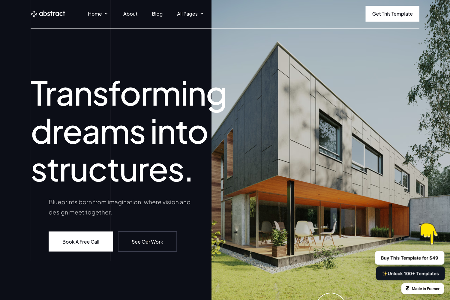 Screenshot of Abstract — For Architecture & Interior Firm