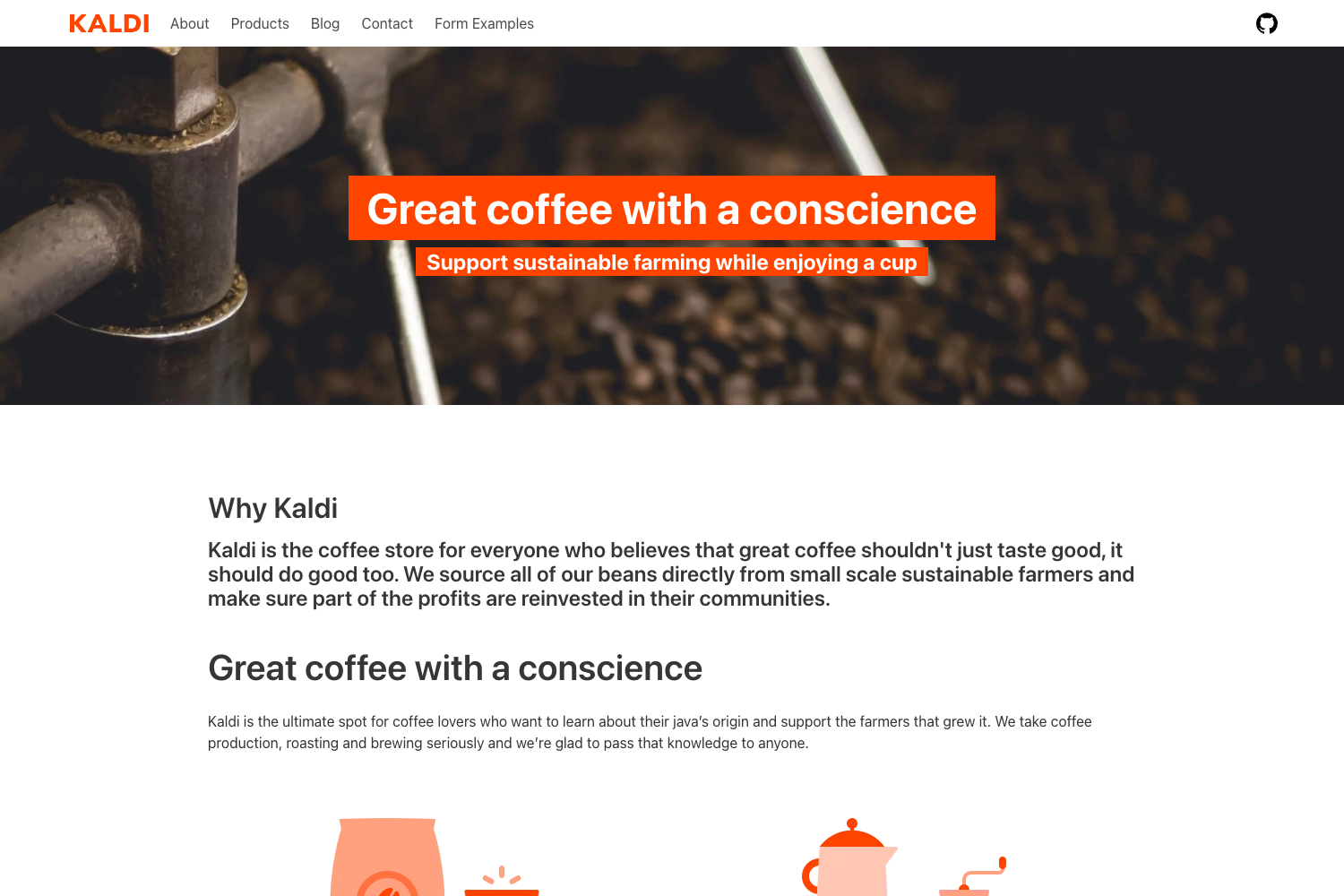 Screenshot of Gatsby Starter Decap Cms