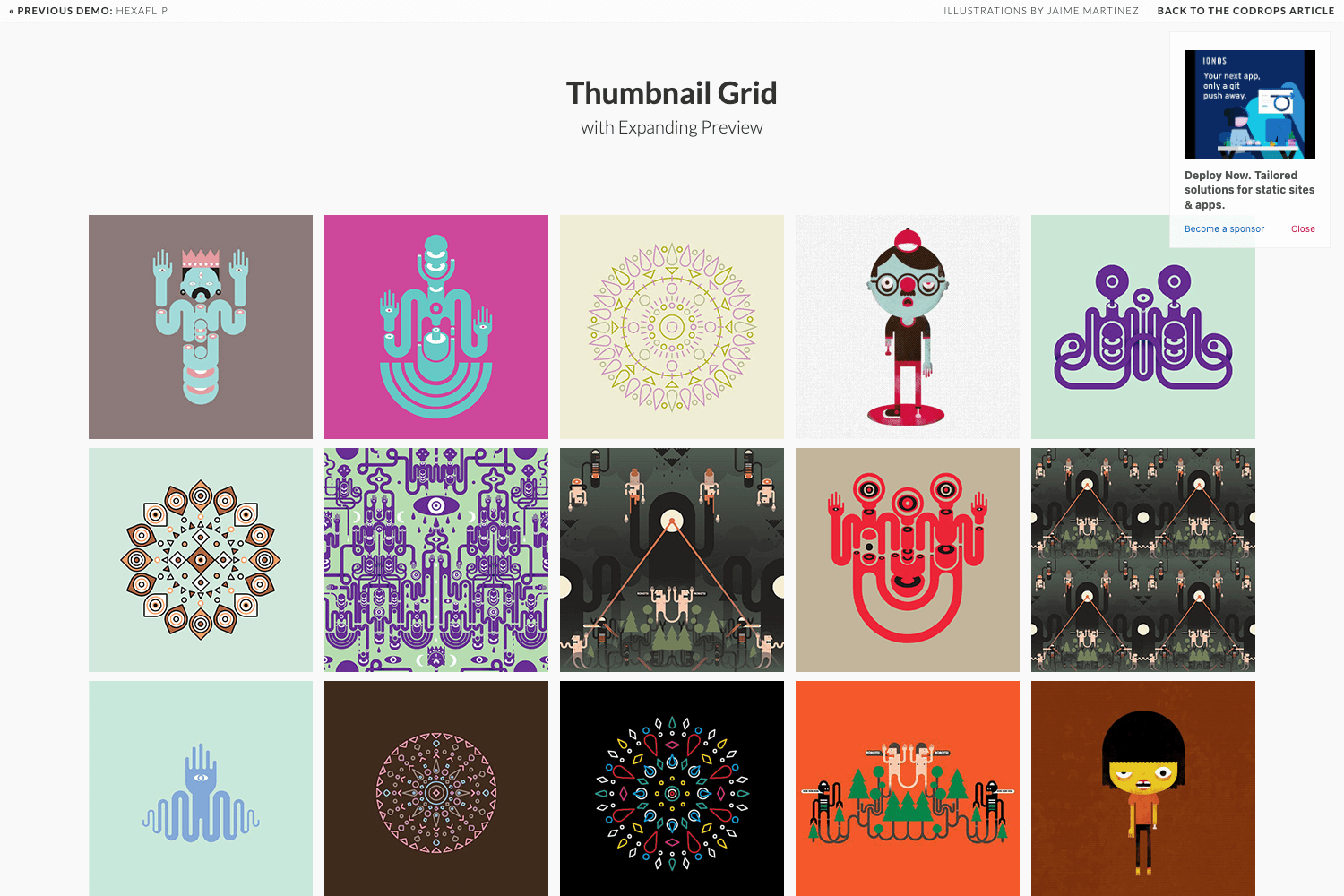 Screenshot of Hugrid