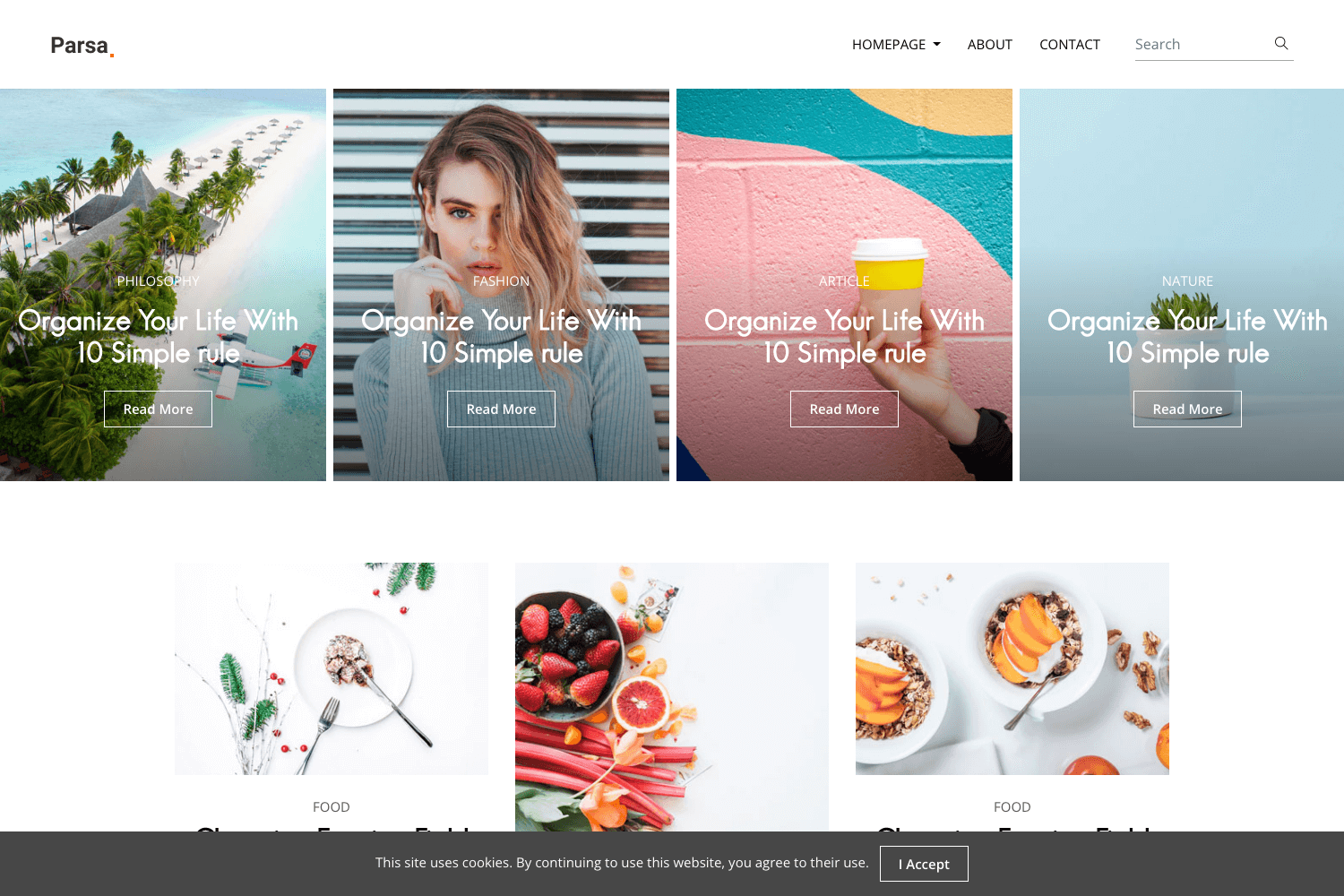 Screenshot of Parsa Hugo
