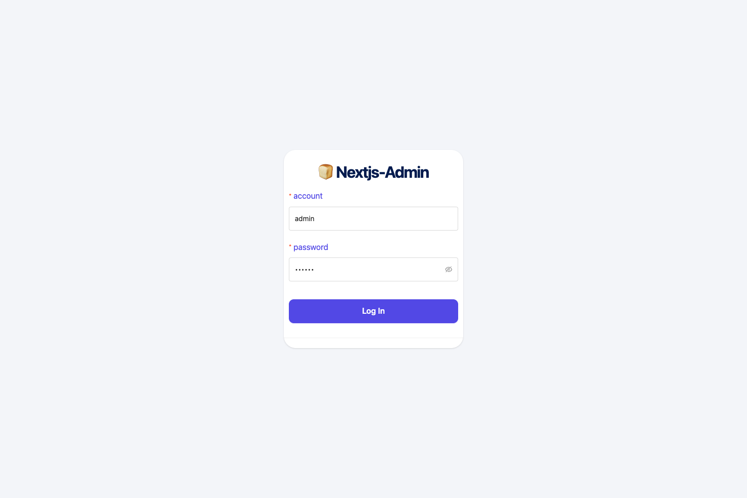 Screenshot of Nextjs Admin Lite Template