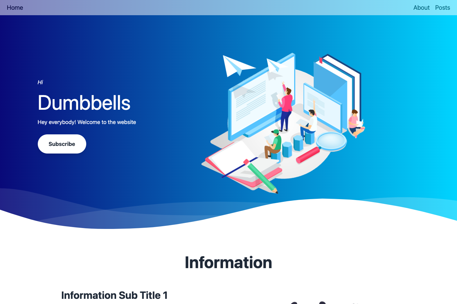 Screenshot of Nextjs Boiler
