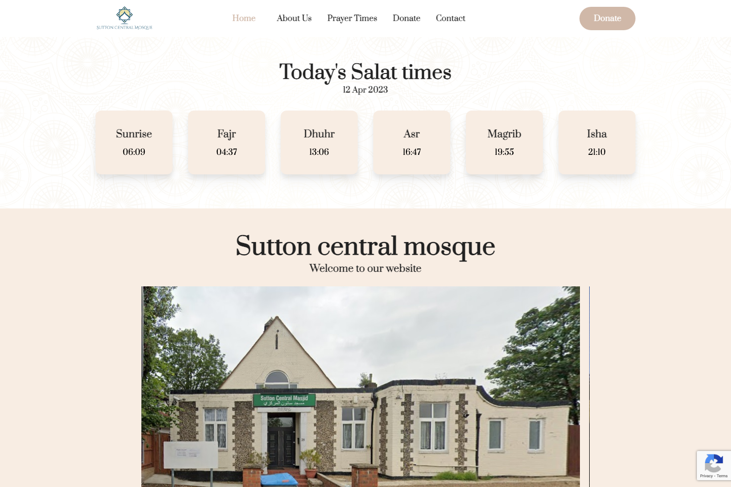 Screenshot of Mosque