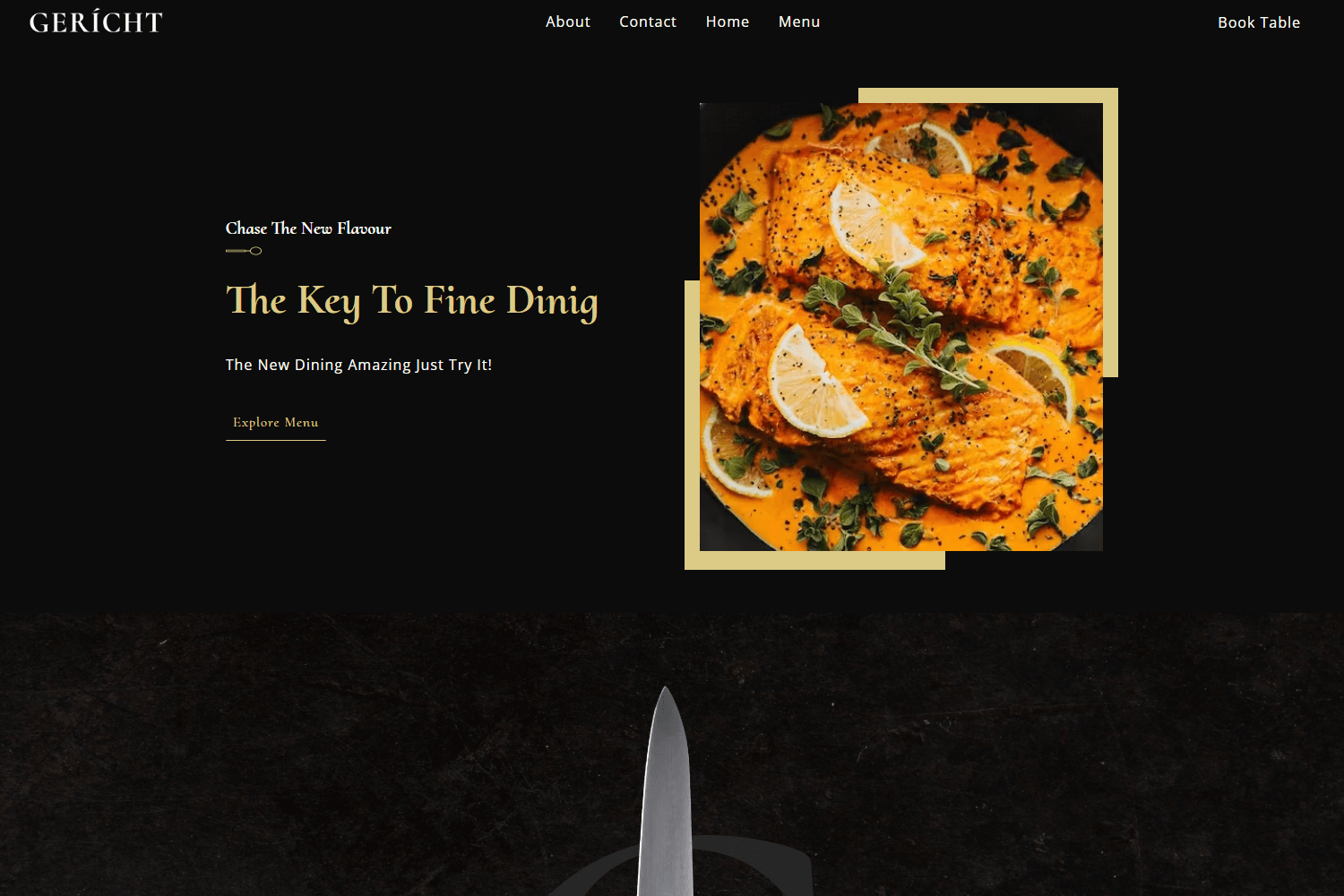 Screenshot of Nextjs Restaurant