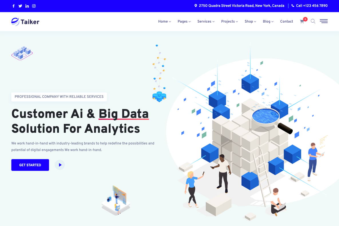 Screenshot of Taiker