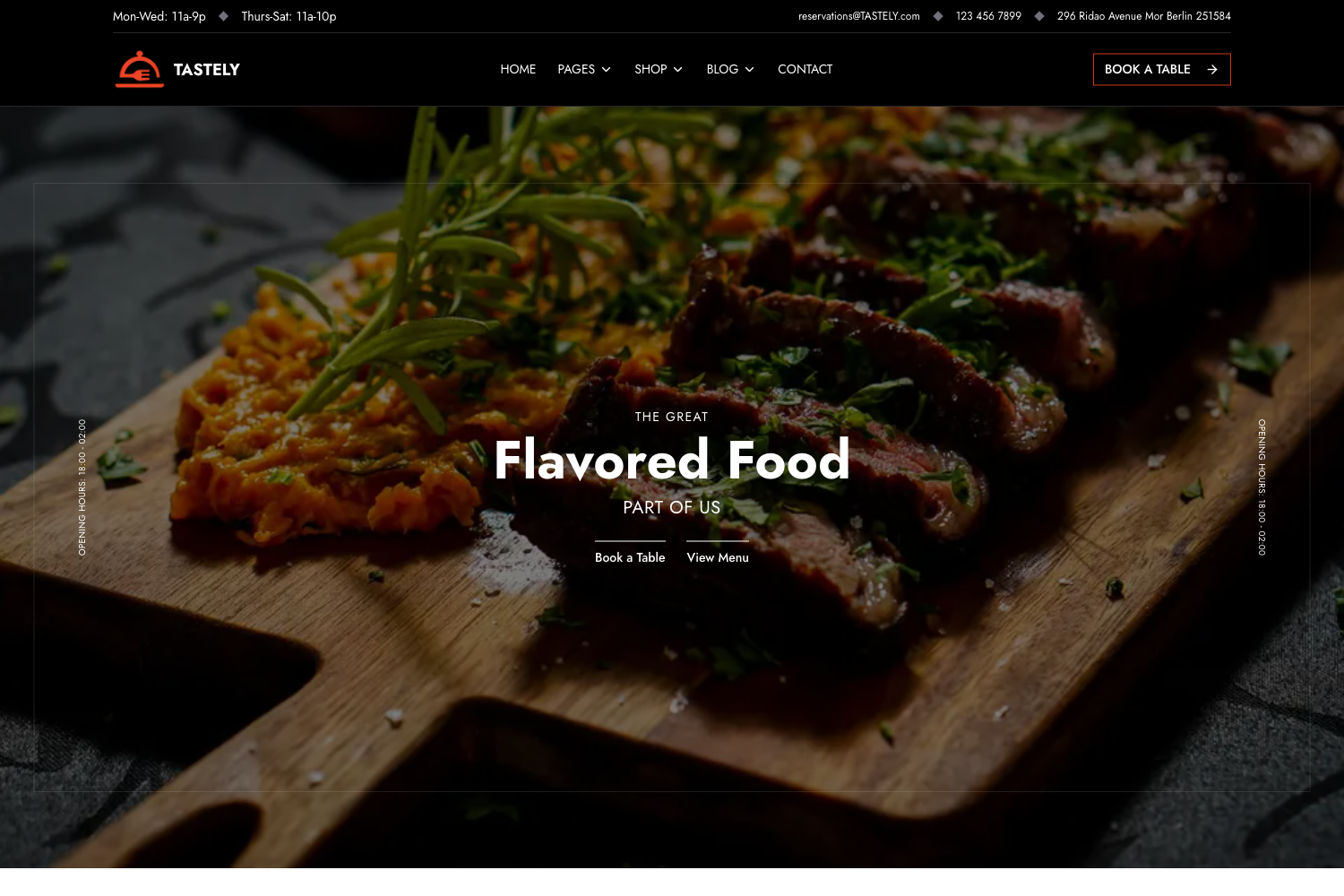 Screenshot of Tastely