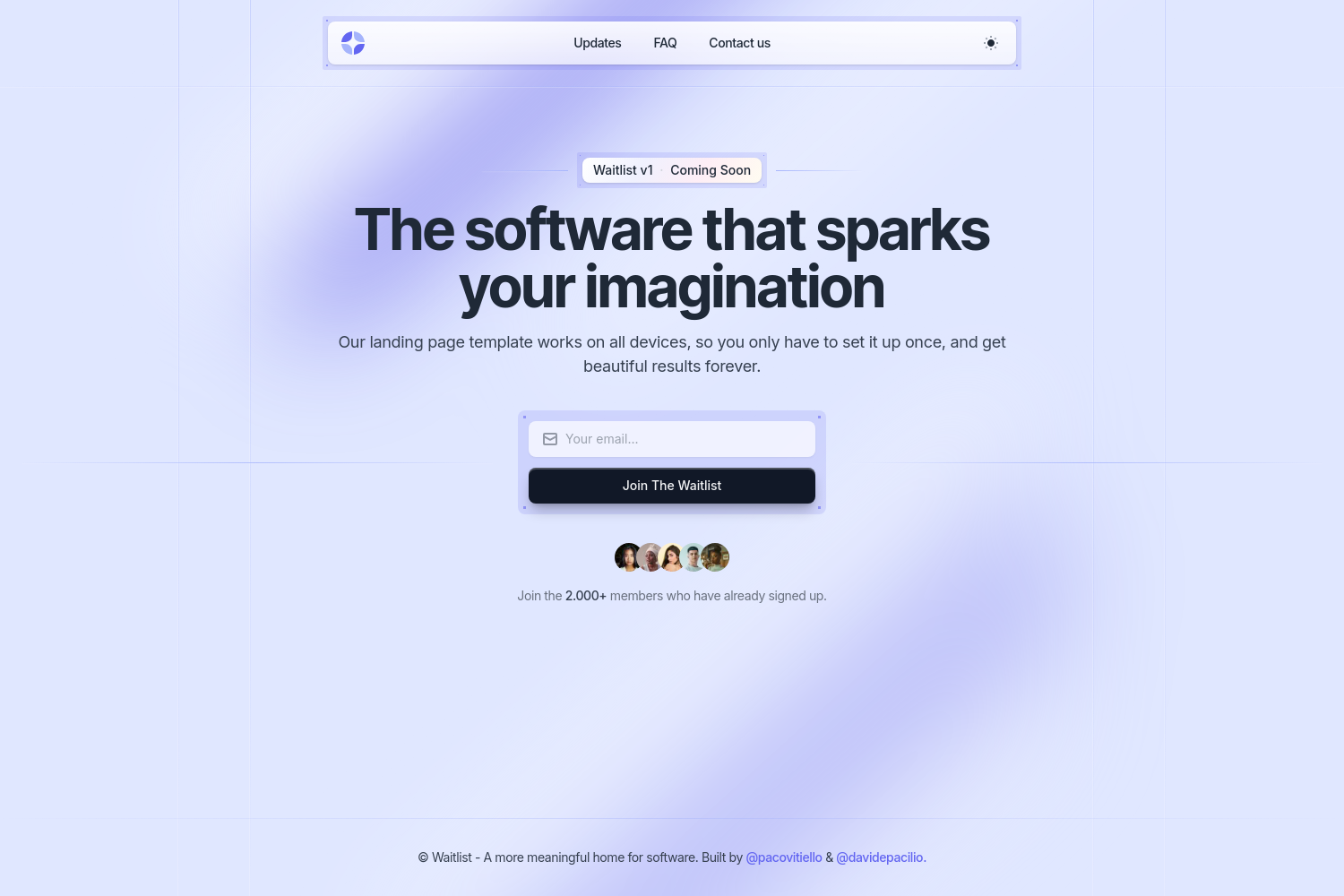 Screenshot of Waitlist