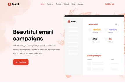 Screenshot of Sendit Astro