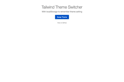 Screenshot of Tailwind Theme Switcher