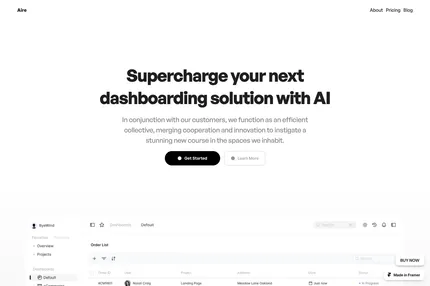 Screenshot of Aire — Modern Startup Template