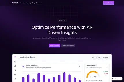Screenshot of Astra