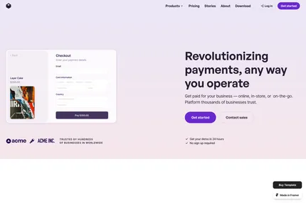 Screenshot of Exxus — Business & Startup Template