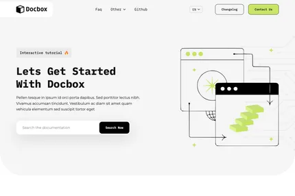 Screenshot of Docbox Tailwind