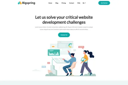 Screenshot of Bigspring Light Hugo