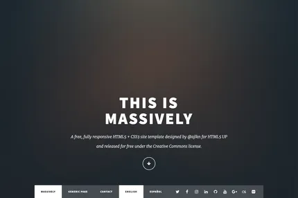 Screenshot of Hugo Massively