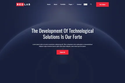 Screenshot of Redlab Hugo