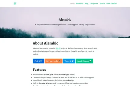 Screenshot of Alembic