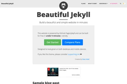 Beautiful Jekyll