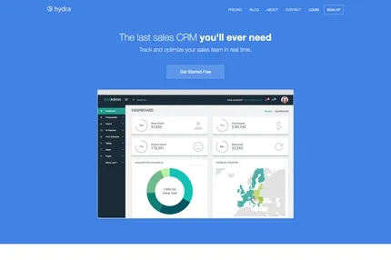 Screenshot of Hydra Jekyll Template