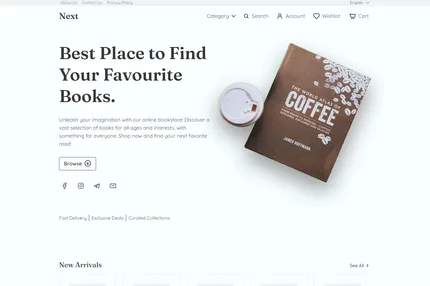 Screenshot of Bookstore