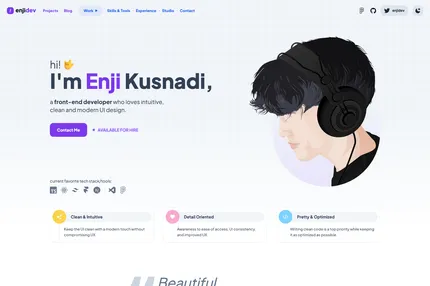 Screenshot of Enji Dev