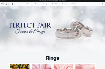 Screenshot of Fashio Ecommerce Store NextJS