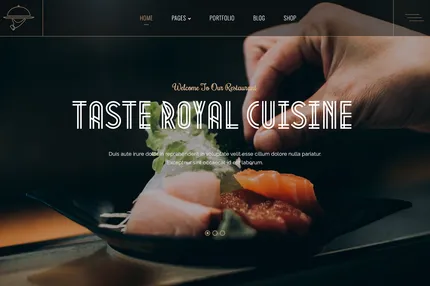 Screenshot of Yummy - Nextjs Food & Restaurant Website Template