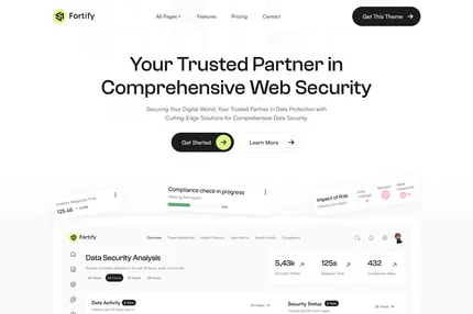 Screenshot of Fortify Nextjs