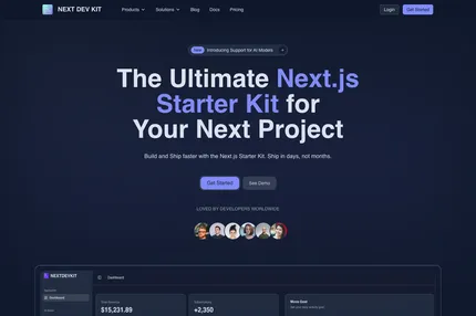 Screenshot of NextDevKit