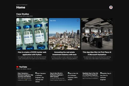 Screenshot of Next Notion Portfolio