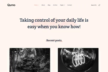 Screenshot of Qurno