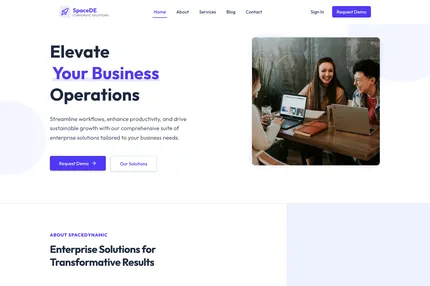 Screenshot of SpaceDE