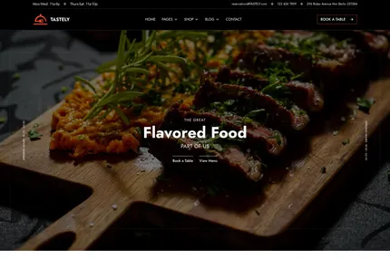 Screenshot of Tastely